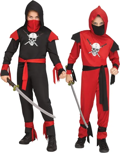 Vista 8 de Fun World Niños Ninja Negro