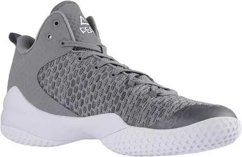 Vista 5 de PEAK Zapatillas altas de baloncesto para hombre Lou Williams Streetball Master transpirables para exteriores, con acolchado, zapatillas deportivas