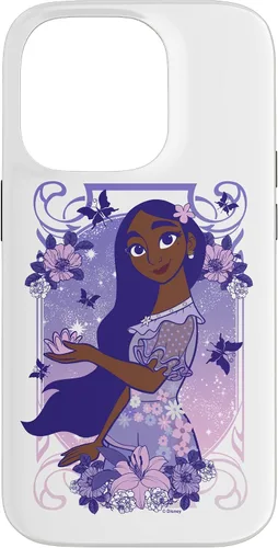Vista 17 de Funda para iPhone 16 Disney Encanto Isabella Dreamy Floral Retrato