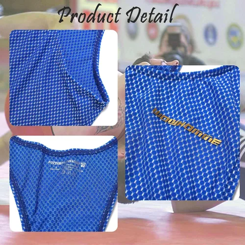 Vista 3 de QiaTi Boxers de lucha libre transpirable para hombre, overol de una pieza, leotardo básico para hombre