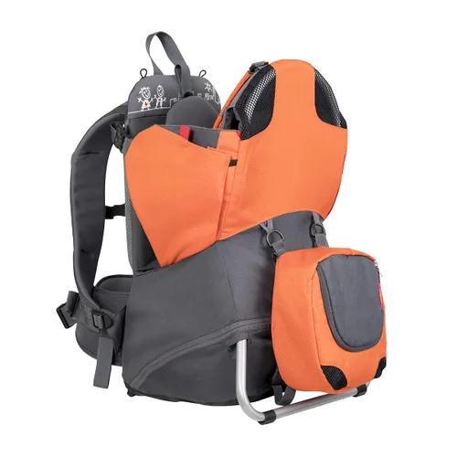 Vista 7 de Phil & Teds Parade Mochila para llevar bebé, ligera, talla única , Azul/Gris