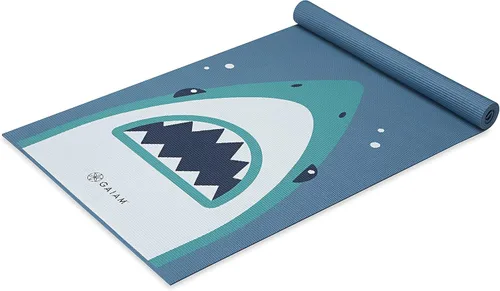 Vista 7 de Gaiam Tapete de Yoga para Niños, Tapete de Ejercicio, Yoga para Niños con Estampados Divertidos - Tiempo de Juego para Bebés, Niños Pequeños Activos