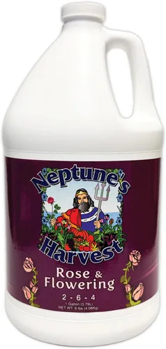 Vista 7 de Neptune's Harvest Fertilizante de rosas y flores (2-6-4) - Cubo de 5 galones - Alimento líquido orgánico para flores vibrantes y crecimiento