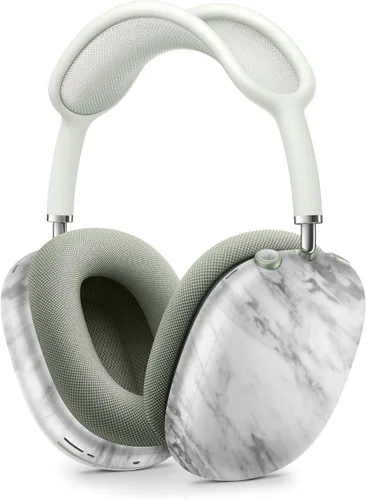 Vista 4 de Design Skinz Slate Marble Surface V10 - Funda de vinilo decorativa de cuerpo completo, compatible con auriculares inalámbricos Bluetooth Apple