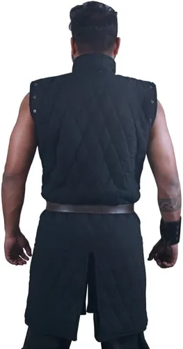 Vista 5 de Gambeson - Abrigo acolchado grueso y tejido de algodón de Armadura
