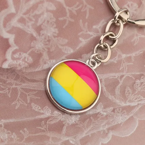 Vista 4 de CHOORO Gay Pride Gift LGBT Llavero Rainbow Pride Llavero LGBT Joyería Bisexual Regalo Orgullo Transgénero Regalo