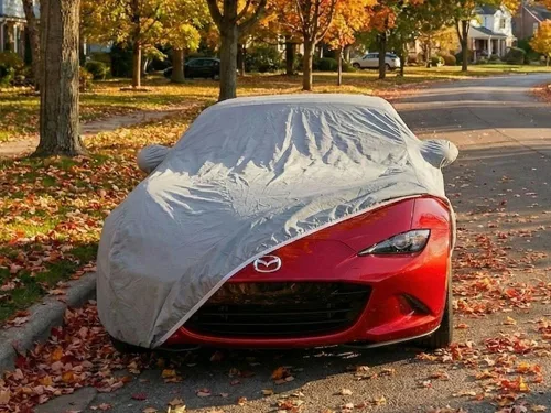 Vista 4 de CarsCover, fundas MX5 ultraprotectoras 5 capas para auto, ajustables, para Mazda Miata