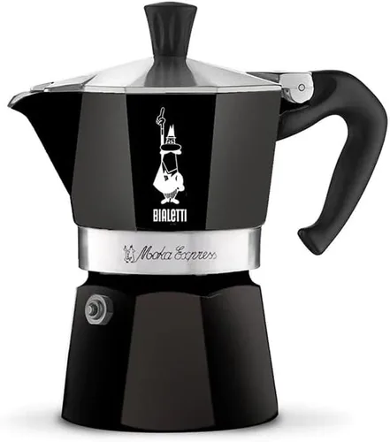 Vista 31 de Bialetti - Moka Express: Cafetera de espresso sobre estufa icónica, prepara auténtico café italiano, olla de moka 1 taza (2 Oz - 60 Ml), aluminio