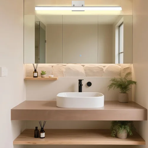 Vista 6 de Luz LED de tocador de 36 pulgadas, regulable 3000K-5000K 5CCT moderna accesorio de iluminación de tocador de maquillaje, barra de luz ajustable