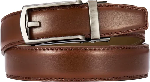 Vista 5 de CHAOREN Mens Dress Belt - Ratchet Belt Leather 1 14" Comfort Click - Perfect Companion to Mens Dress Shoes