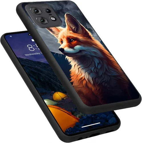 Vista 47 de Funda para Motorola Moto G Play 4G 2024, delgada y ligera, de silicona de TPU suave, color negro, ultrafina, para Motorola Moto G Play 4G 2024, Art
