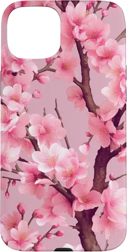 Vista 9 de Sakura Tree Japanese Funda para iPhone 17 con diseño de flores de cerezo rosa
