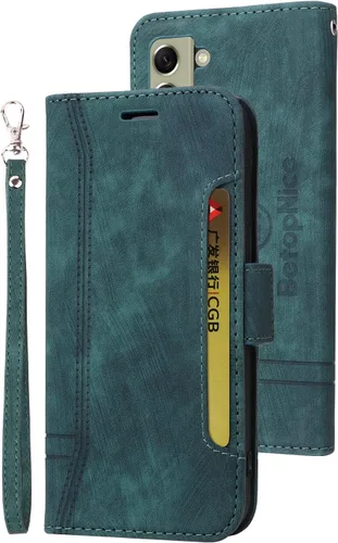 Vista 64 de Funda tipo cartera para Samsung Galaxy S20, piel sintética, con función atril, ranuras para tarjetas, funda plegable con tapa, funda protectora