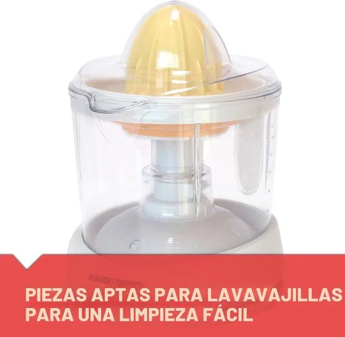 Vista 5 de Exprimidor de cítricos Black & Decker de color blanco de 34 onzas modelo CJ625