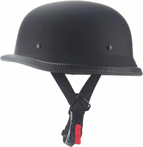 Vista 11 de Casco de motocicleta de estilo adulto unisex negro medio, con certificación DOT, para chopper, ciclomotor, patinete, motocicleta eléctrica