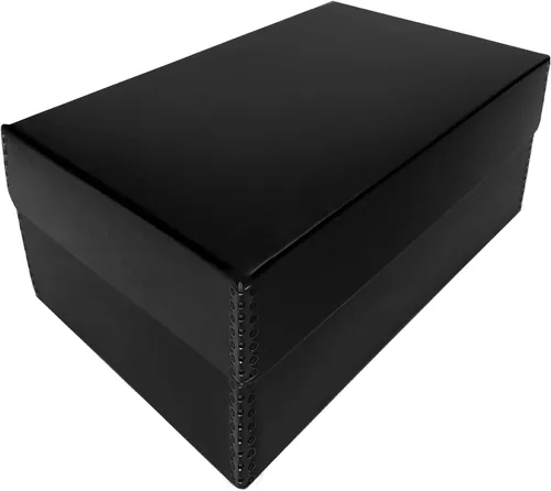 Vista 10 de Lineco, Caja de fotos con tapa con bisagras de 5.5 x 7.75 x 12 pulgadas Bronceado