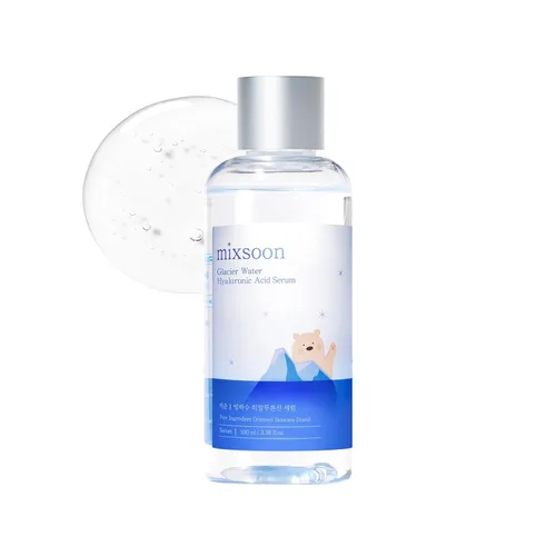 Vista 10 de Mixsoon Suero de Ácido Hialurónico de Agua Glaciar - Hidratación Profunda y Enfriamiento para la Cara, Potenciador de Hidratación, Textura