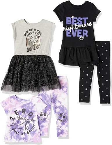 Vista 6 de Amazon Essentials Disney Marvel Star Wars Frozen Conjunto de ropa de mezcla y combinación de princesa para niñas y niños pequeños