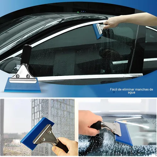Vista 3 de Ehdis 7-8 piezas de película protectora de vidrio de autos, herramientas de instalación de matriz de envoltorio de autos con kit de pistola de calor