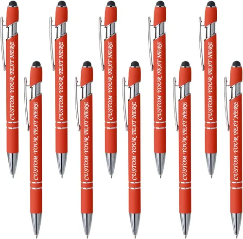 Vista 70 de VectWaby - Bolígrafos personalizados a granel, bolígrafo grabado con nombre, logotipo, lápiz capacitivo para pantallas táctiles, a granel