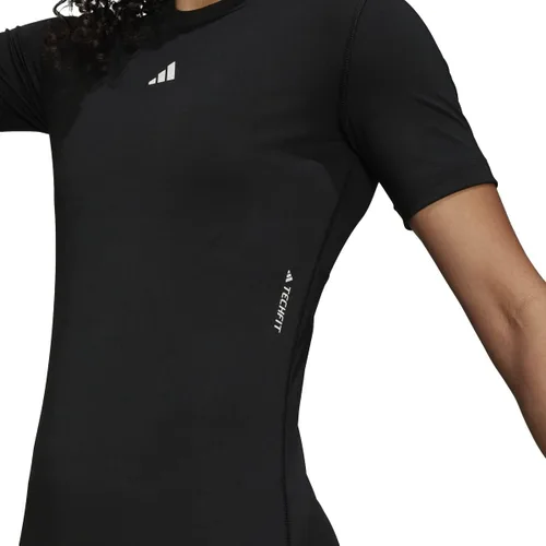 Vista 3 de adidas Camiseta de entrenamiento de manga corta Techfit para mujer