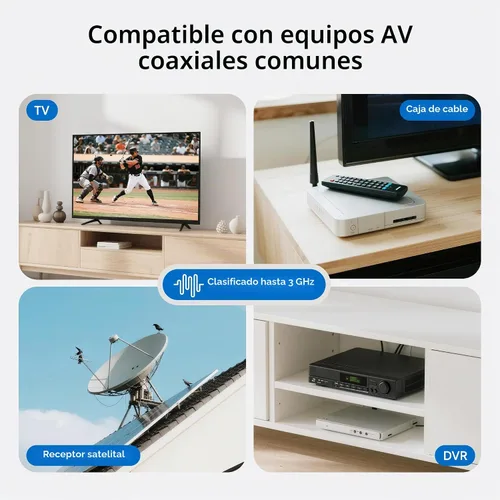 Vista 4 de Cable Matters Paquete de 5 insertos de conector Keystone RG6, cambiador