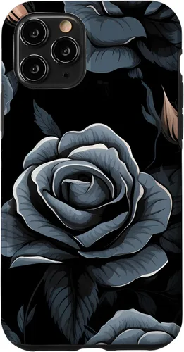 Vista 29 de Black Rose Floral Flower Case for iPhone 16