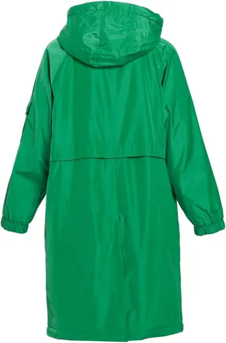 Vista 2 de Sporti Parka de natación unisex para jóvenes con forro polar de felpa, tela exterior resistente al agua, cremallera bidireccional, múltiples