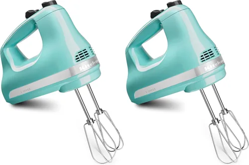 Vista 7 de KitchenAid KHM512 - Batidora de mano de 5 velocidades, ultra potencia, Aqua Sky
