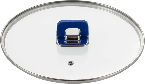 Vista 3 de NutriChef Tapa para cacerola - Utensilios de cocina antiadherentes con perilla plegable, libre de PFOA, funciona con el modelo: NCCWSTKBLK (negro)