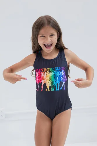 Vista 4 de Rainbow High Avery Styles Karma Krystal Bailey - Traje de baño de una pieza para niñas pequeñas a grandes