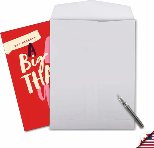 Vista 6 de NobleWorks - Tarjeta de papel de agradecimiento grande y divertida de 8.5 x 11 pulgadas con sobre (paquete de 1) Jumbo Big Ass Thank You J6399TYG