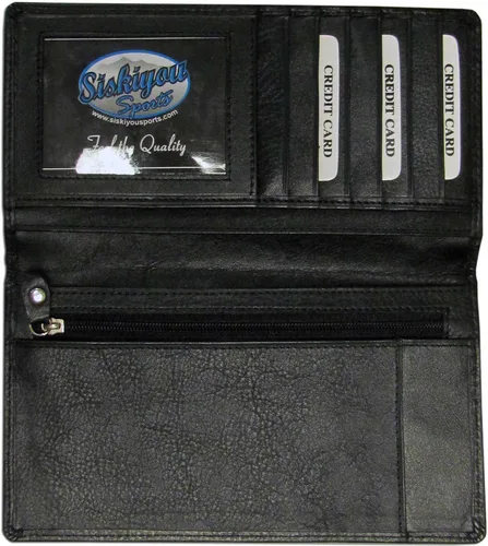 Vista 2 de Siskiyou Sports Deluxe Leather Checkbook Cover