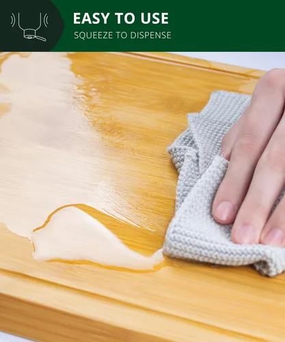 Vista 8 de ROYAL CRAFT WOOD Aceite mineral para tabla de cortar, 4 onzas líquidas, aceite mineral de grado alimenticio para tablas de cortar de bambú y madera