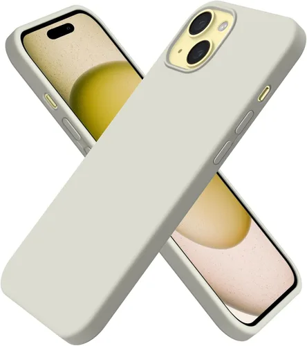 Vista 15 de Funda de silicona líquida delgada para iPhone 15 Pro, funda protectora a prueba de golpes de 6.1 pulgadas, protección antiarañazos contra caídas