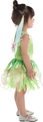 Vista 4 de Party City Tinker Bell - Disfraz clásico de Halloween para niños pequeños de 2 a 3 años, Multicolor