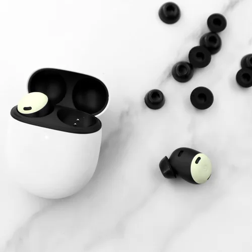 Vista 9 de Puntas de espuma viscoelástica compatibles con Pixel Buds Pro - 6 pares sin dolor de silicona que reducen el ruido y el ajuste cómodo en la funda