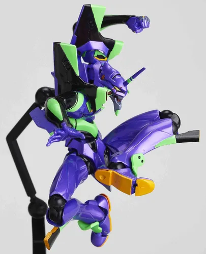 Vista 3 de Kaiyodo Revoltech: 067 Neon Genesis Evangelion Eva Test Type-01 Nueva Película Edición Ver. 2.0 Figura de PVC