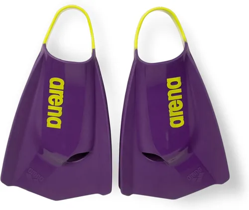 Vista 17 de Arena Unisex Adult Powerfin Pro II - Aletas de entrenamiento para natación para hombres y mujeres, lámina corta de silicona, reversibles