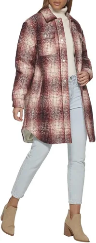Vista 2 de Levi's Chaqueta larga con forro de sherpa de mezcla de lana para mujer