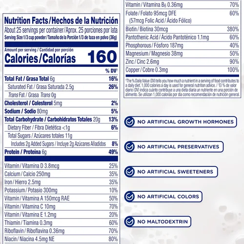 Vista 5 de Enfagrow Premium Bebida Nutricional de Leche para Niños Pequeños, Bebida para Niños Pequeños Enfagrow, Pruebe Nuestro Trío de Apoyo al Cerebro, Lata