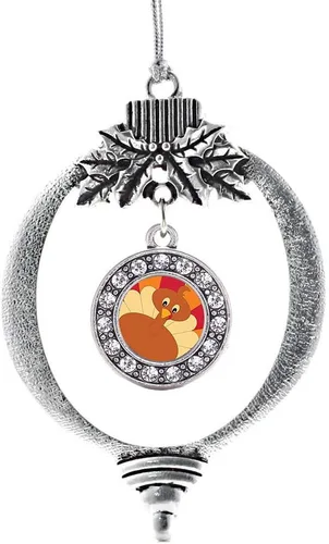 Vista 15 de Inspired Silver - Adorno de cromosoma 21 con dije de círculo de plata con joyas de circonita cúbica