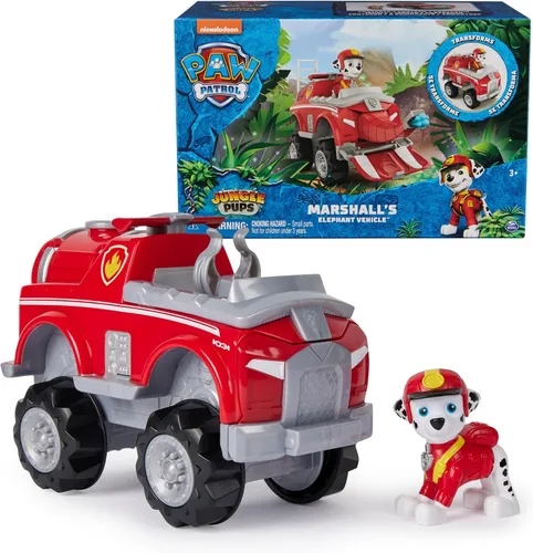 Vista 12 de Paw Patrol Jungle Pups, vehículo Chase Tiger, camión de juguete con figura de acción coleccionable, juguetes para niños y niñas a partir de 3 años