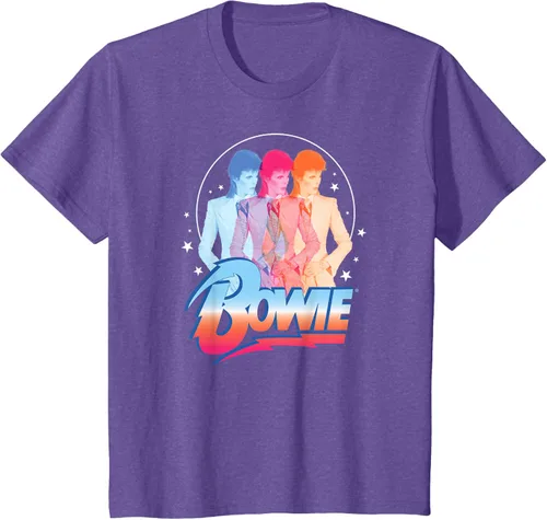 Vista 41 de David Bowie - Camiseta Bowie 3D, Negro