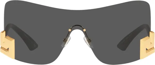 Vista 3 de Versace Lentes de sol para mujer montura gris lentes gris oscuro 0000in Gris