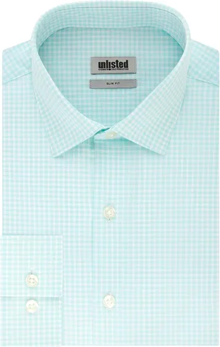 Vista 12 de Kenneth Cole - Camisa de vestir para hombre, corte ajustado, cuadros y rayas (estampadas)