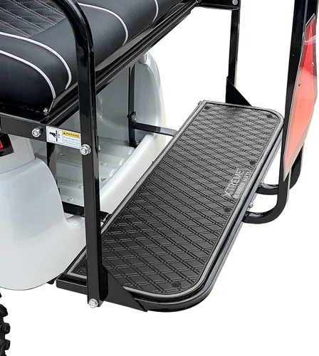 Vista 11 de Rear Step Rubber Floor Mat for Golf Cart Models Equipped with MadJax Genesis 150, GTW MACH1, or MODZ Flip4 Rear Seat Kits Durable Full Coverage