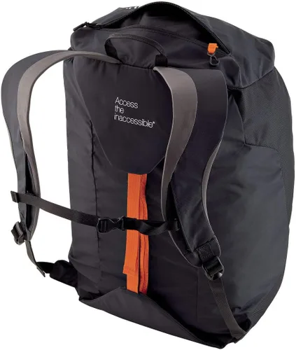 Vista 3 de PETZL KLIFF - Bolsa de cuerda de 36 litros para escalada deportiva con lona extraíble, Gris