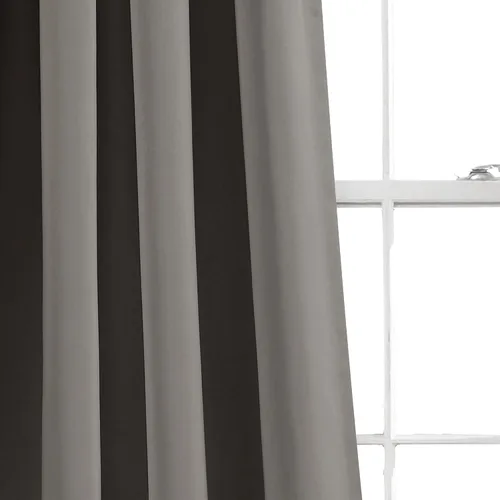 Vista 6 de Lush Decor Paneles de cortinas aisladas para oscurecer la habitación, con bolsillo para barra, par de cortinas largas para dormitorio o sala