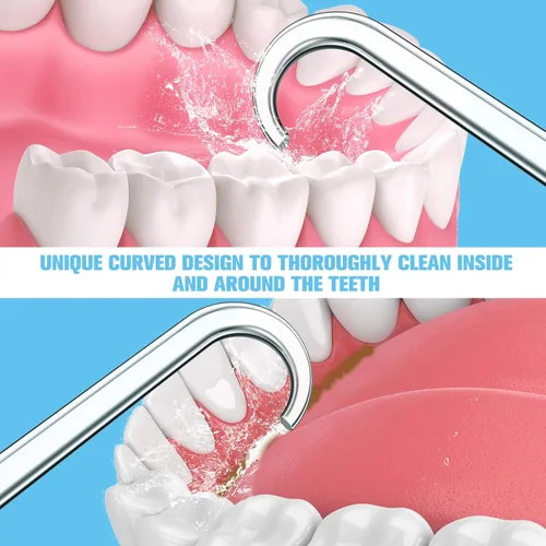 Vista 6 de Puntas de repuesto para irrigador dental Waterpik, puntas de repuesto clásicas compatibles con irrigador oral Waterpik, cabezales de cepillo